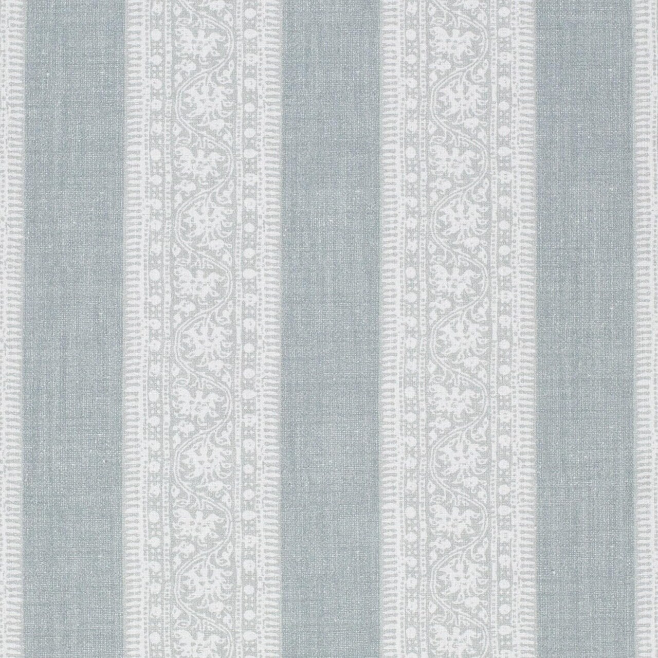 Aqua Teal Performance Grade Cotton Blend Eco Friendly Linen Look Print Pattern Upholstery Fabric by The Yard - SKU: Henderson Water